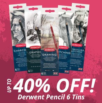 Derwent Pencil 6 Tins - Up To 40% Off