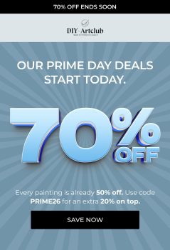 DIY Art Ckub: Get extra 20% off your next painting