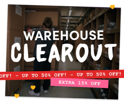Lovecrafts: Warehouse Clearout - Upto 50% anyway, PLUS 15% extra iff with code