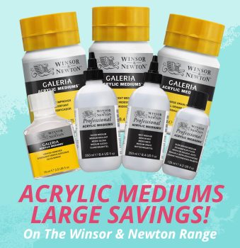 The Art Shop Skipton: Savings on Winsor & Newton Acrylic Mediums