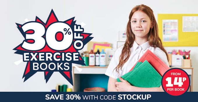 TTS: Save 30% on Exercise Books & Essential Supplies