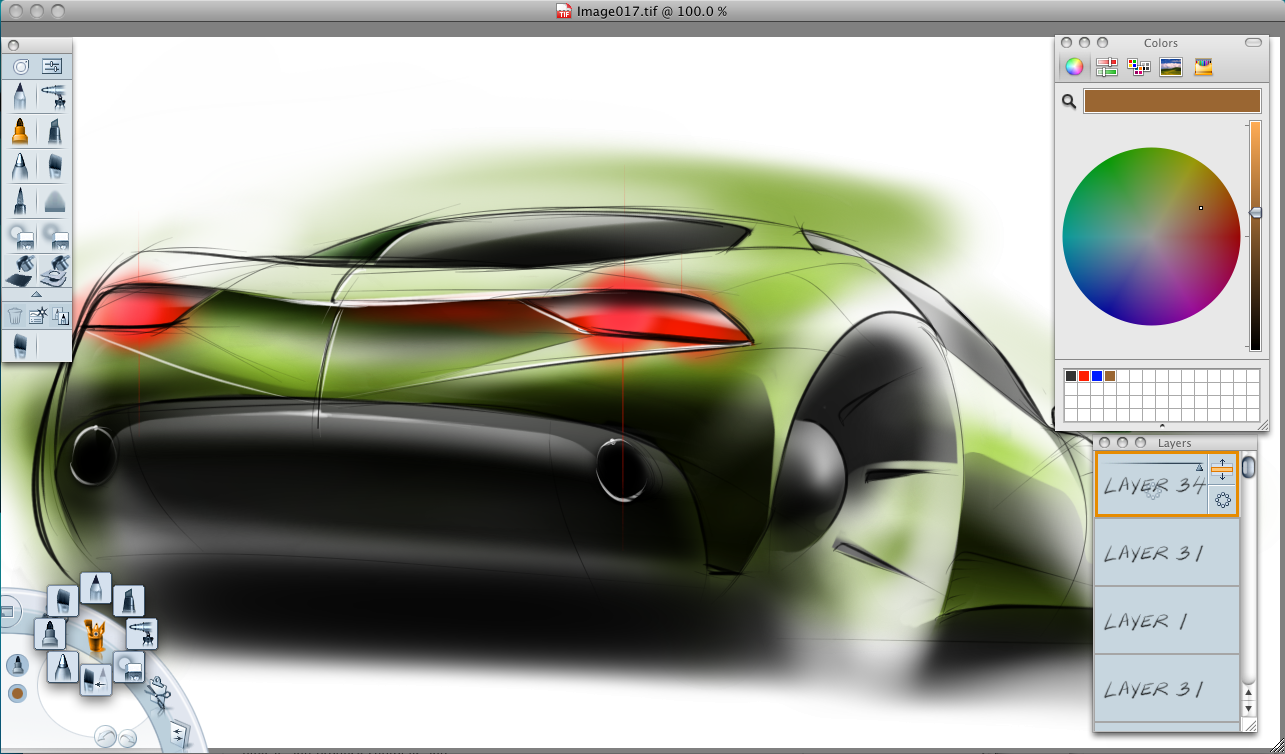 Autodesk Sketchbook free beginner iPad drawing app