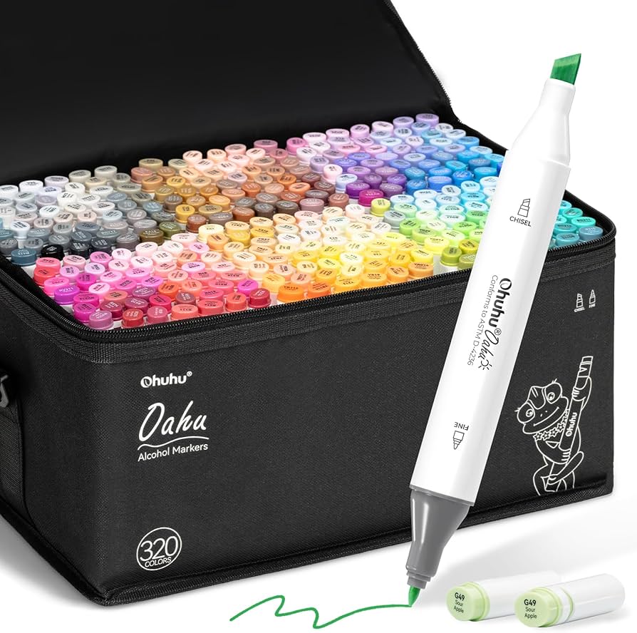 Ohuhu markers