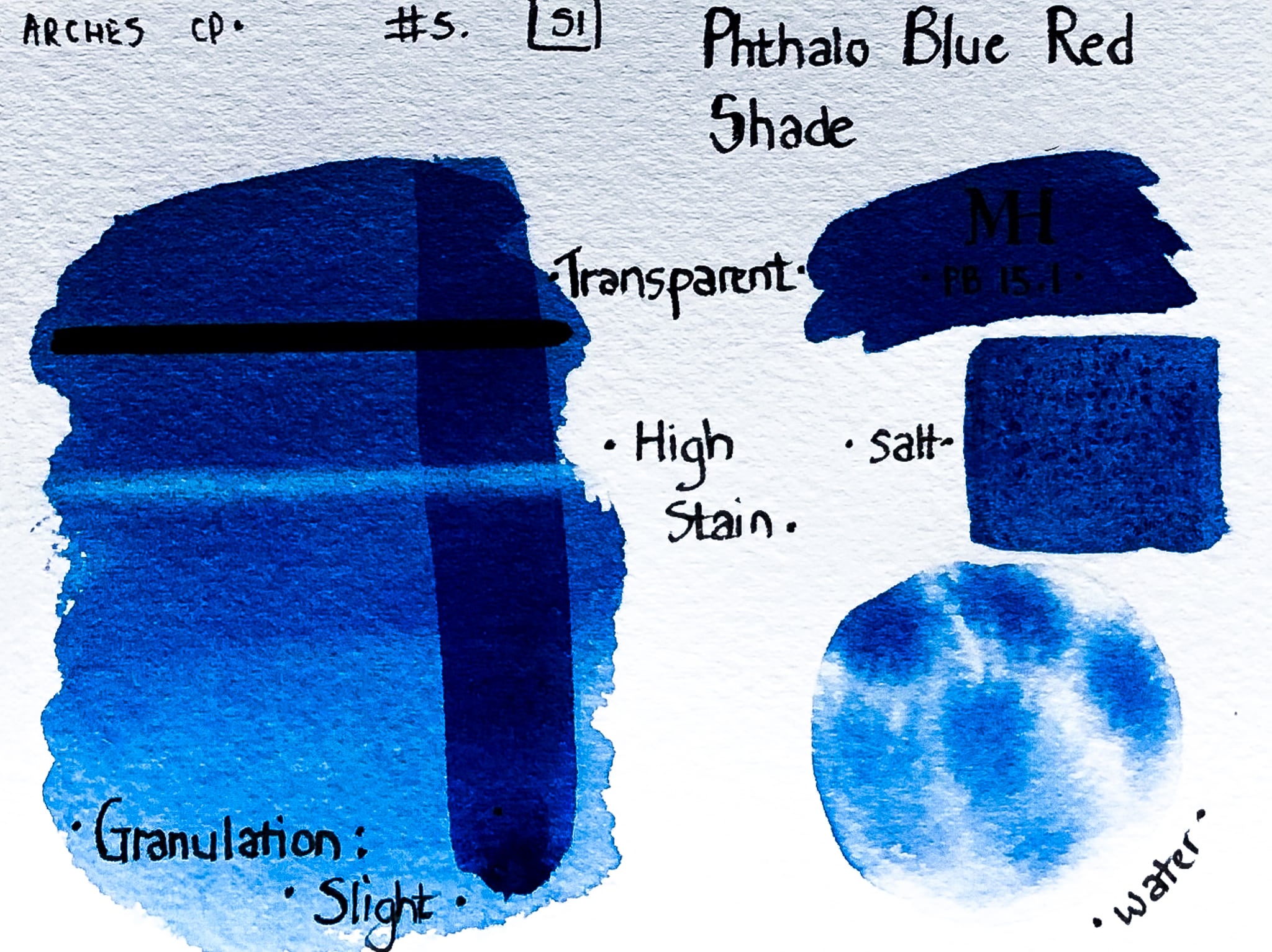 Phthalo Blue Red Shade pigment PB15:1
