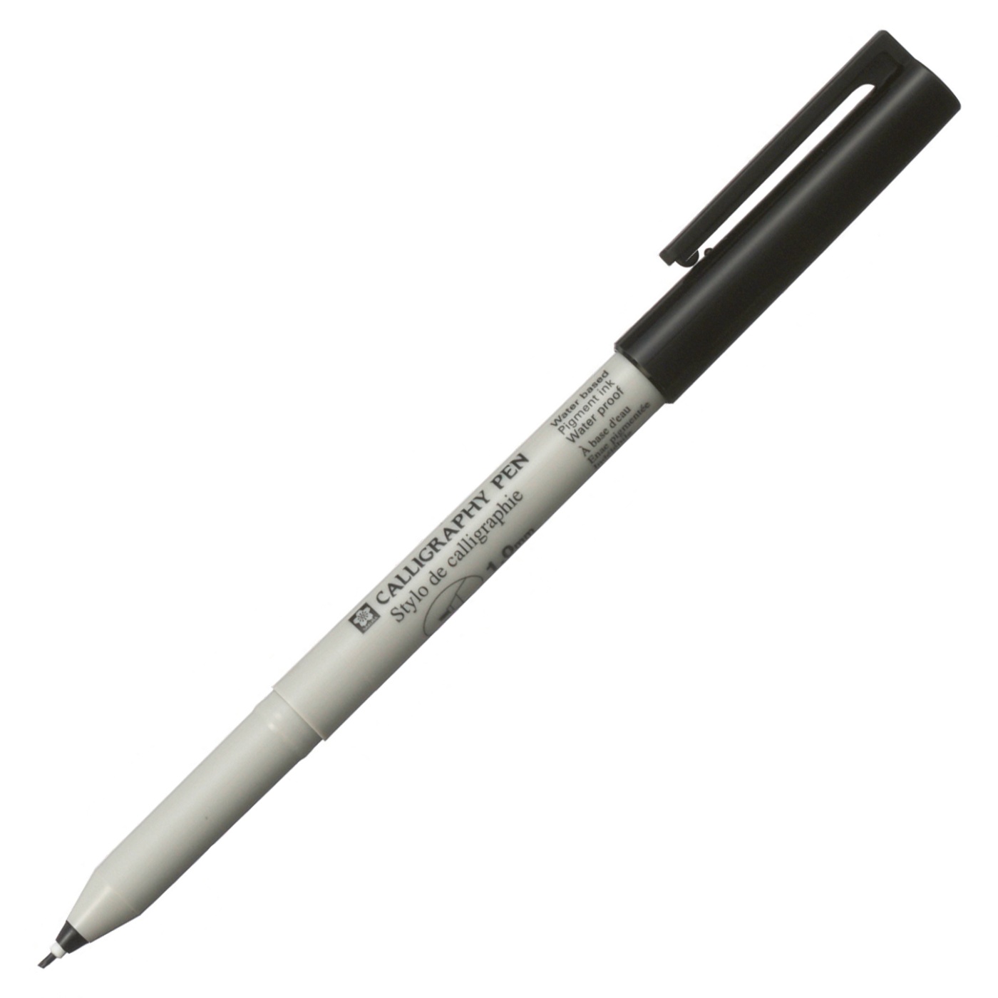 Sakura Pigma Micron Calligraphy Pen 1mm Black Pigment Ink