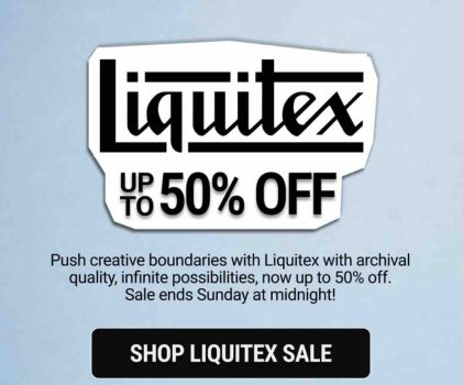 Cowling & Wilcox: Liquitex Deals Up to 50% Off