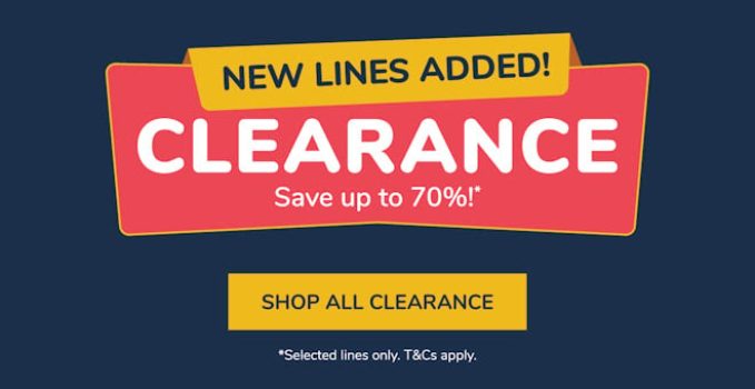 TTS: Clearance Savings Up to 70%