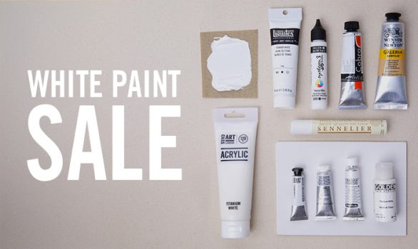 Cass Art: White Paint Sale!