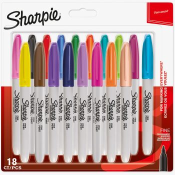 The Online Pen Company: FOMO Friday - Half Price Pack Of 18 Sharpie Marker Pens - £15.88 Today Only
