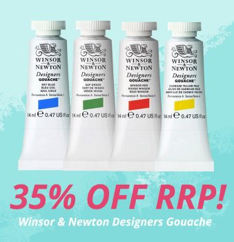 The Art Shop Skipton: Winsor & Newton Gouache Offer - 35% Off RRP!