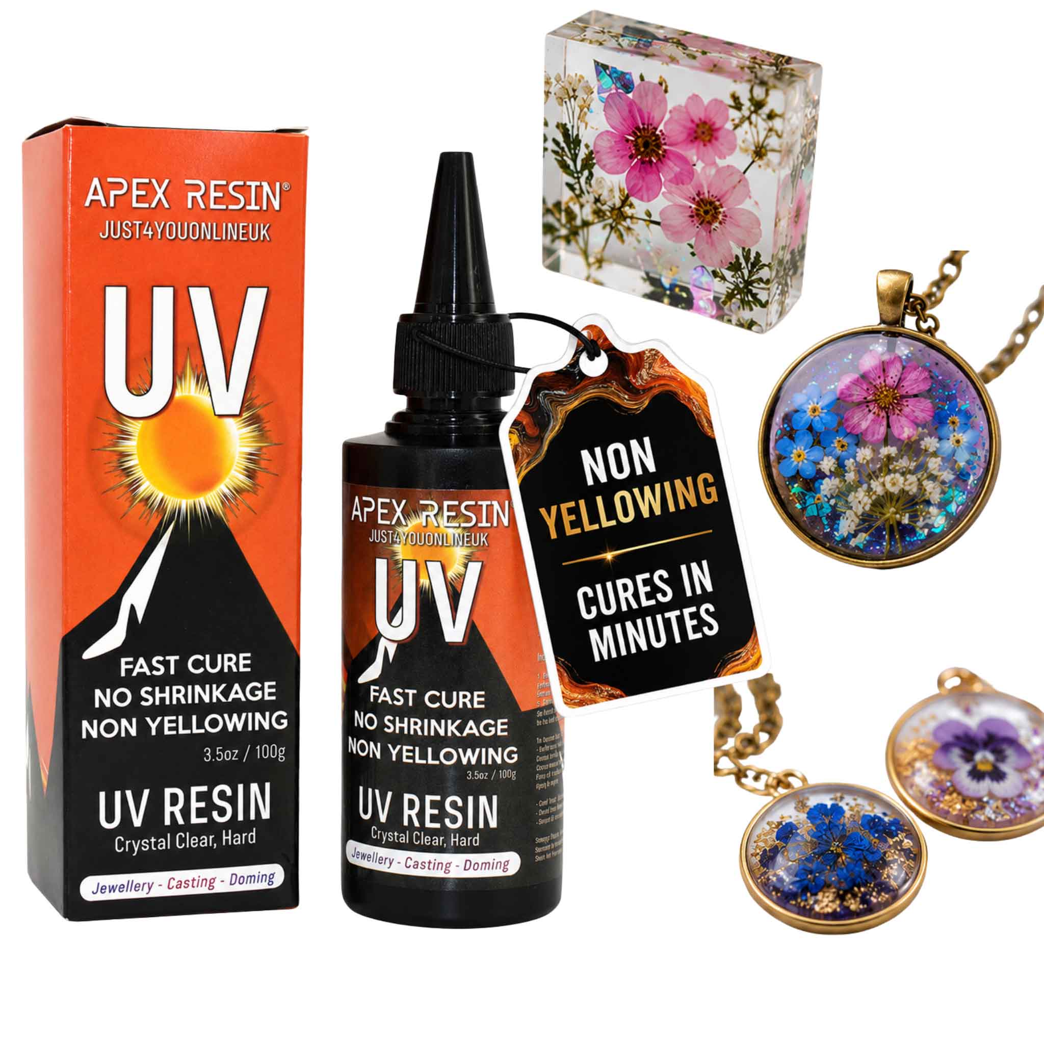 Apex Resin UV for bonding and small castings