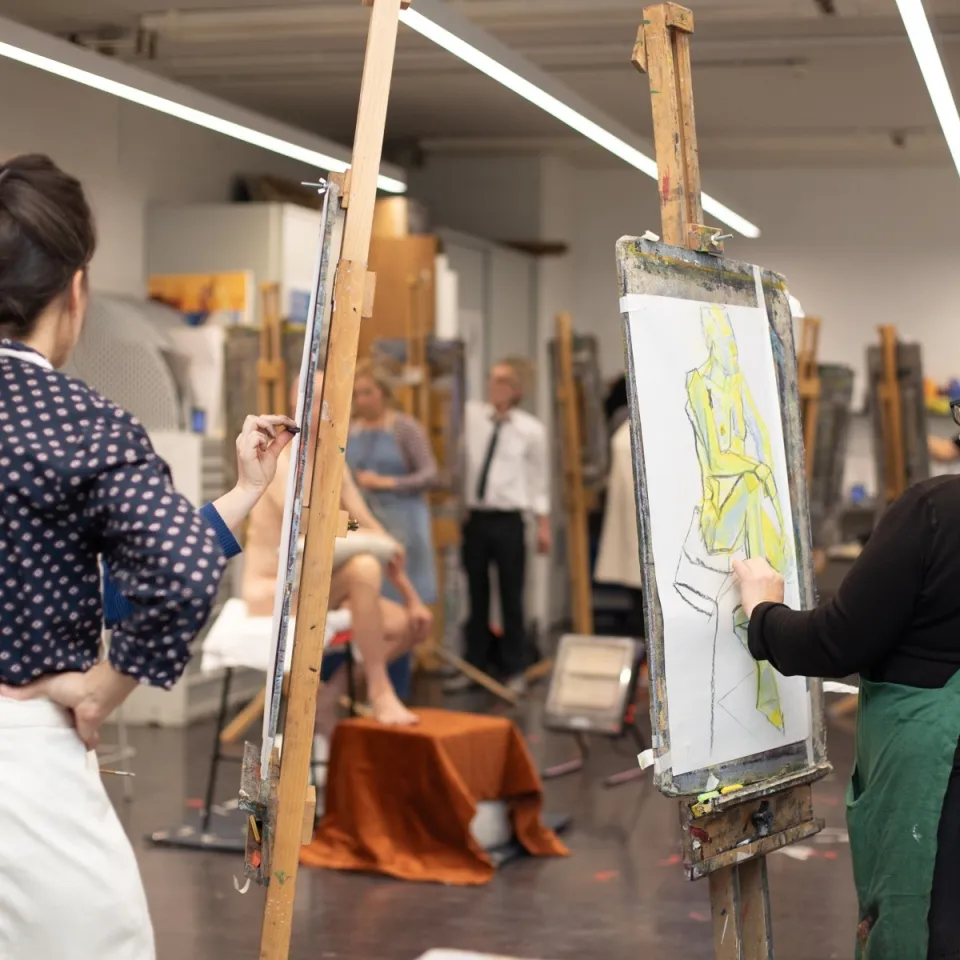 City Lit life drawing course in Covent Garden London