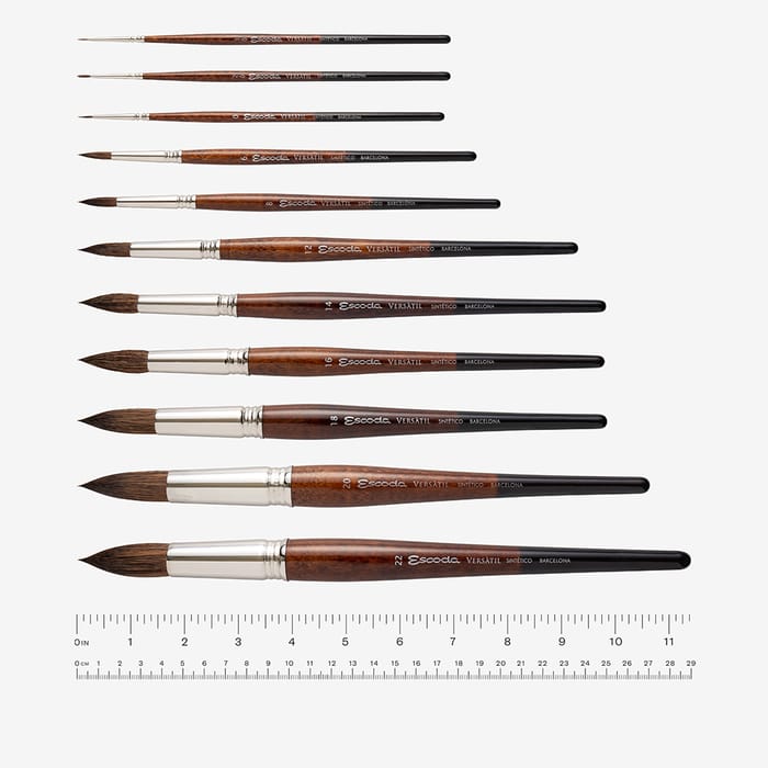 Escoda Versatil synthetic watercolour brush