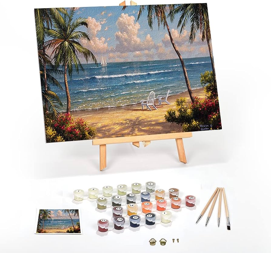 Ledgebay paint by numbers kit for adults