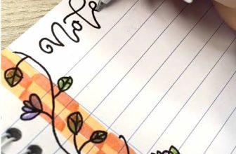 Margin doodle pattern drawing idea