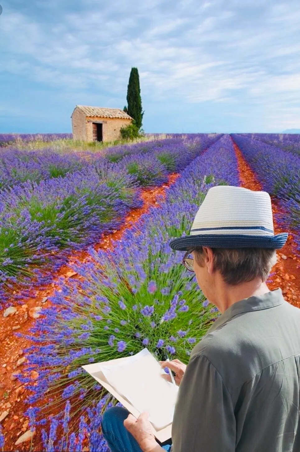 Painting holiday in Provence France