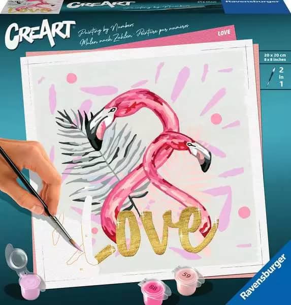 Ravensburger CreArt paint by numbers kit