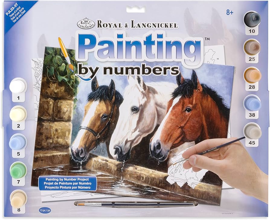 Royal and Langnickel paint by numbers kit