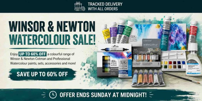 Cowling & Wilcox: Winsor & Newton Watercolours up to 60% off
