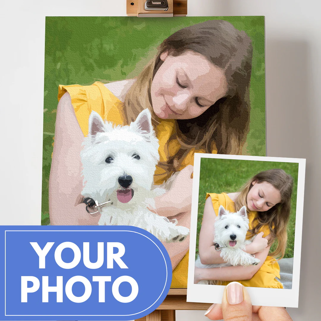 Figured'Art personalised paint by numbers kit