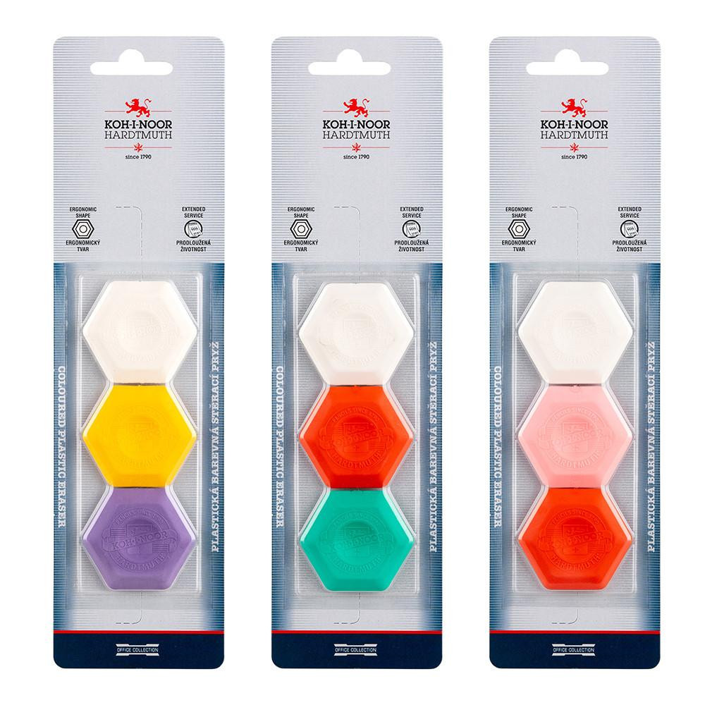 Koh-i-noor Thermoplastic Eraser Set of 3 – Compatible 3B to 3H