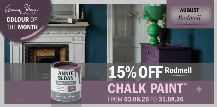 Annie Sloan: 15% off Rodmell Chalk Paint