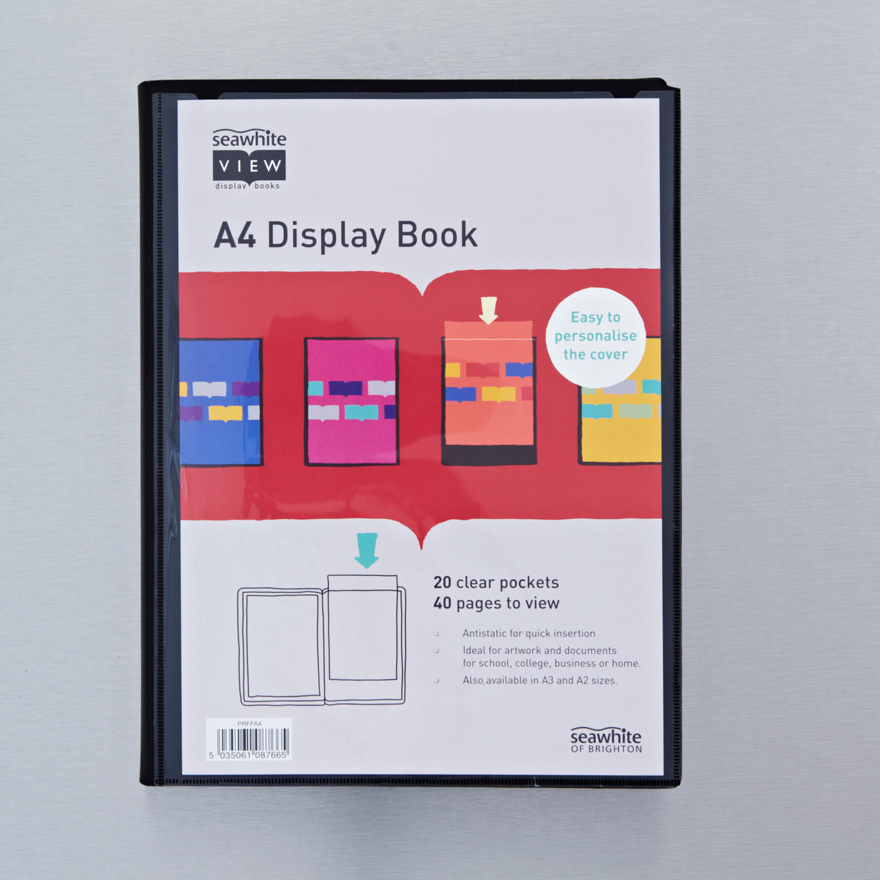 Seawhite A4 Display Book, 20 Pockets, Polypropylene