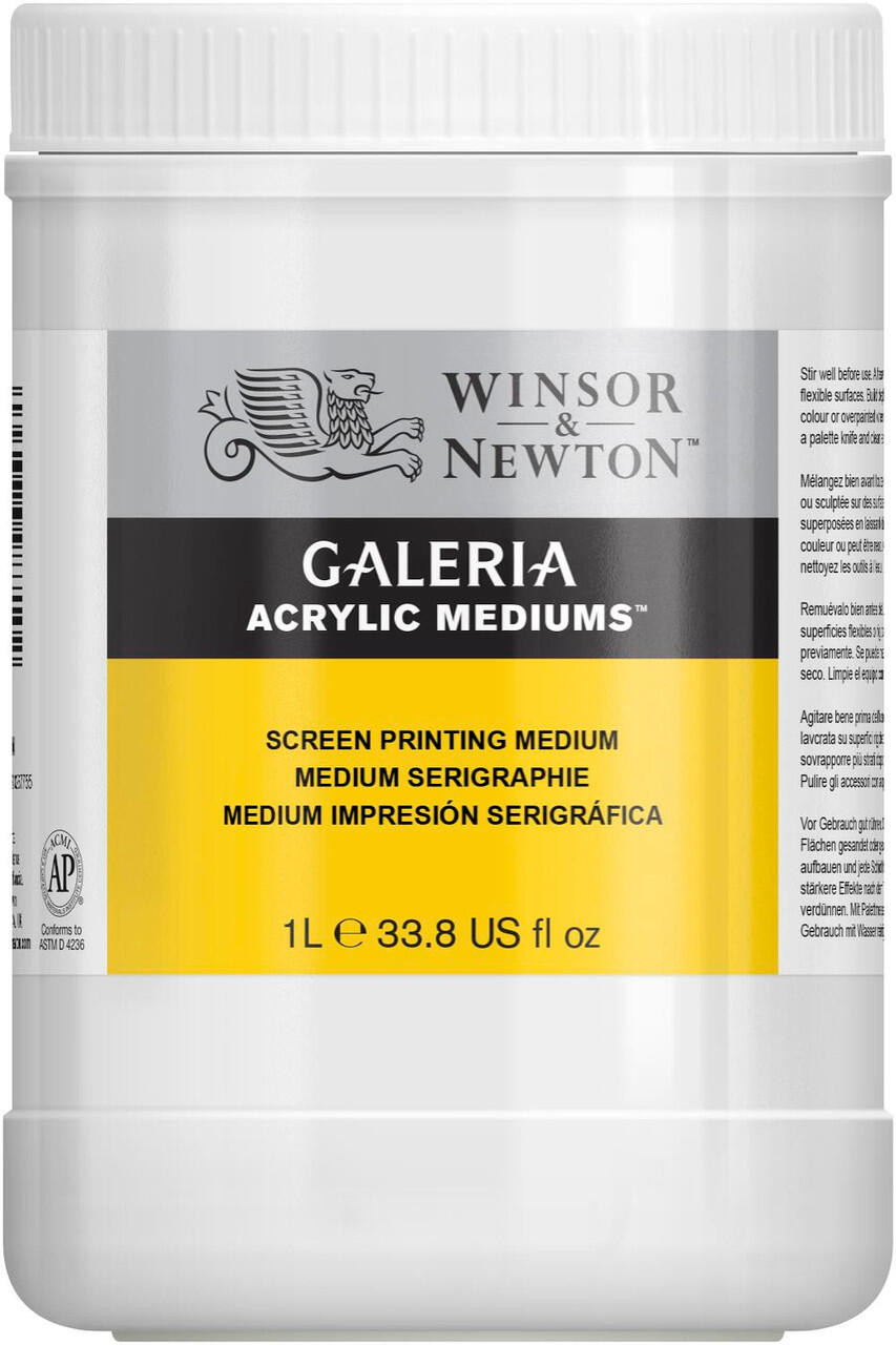 Winsor & Newton Acrylic Screen Print Medium 1L