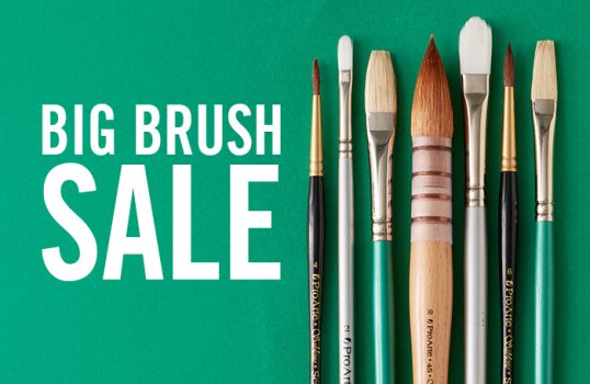Cass Art: Big Brush Sale!