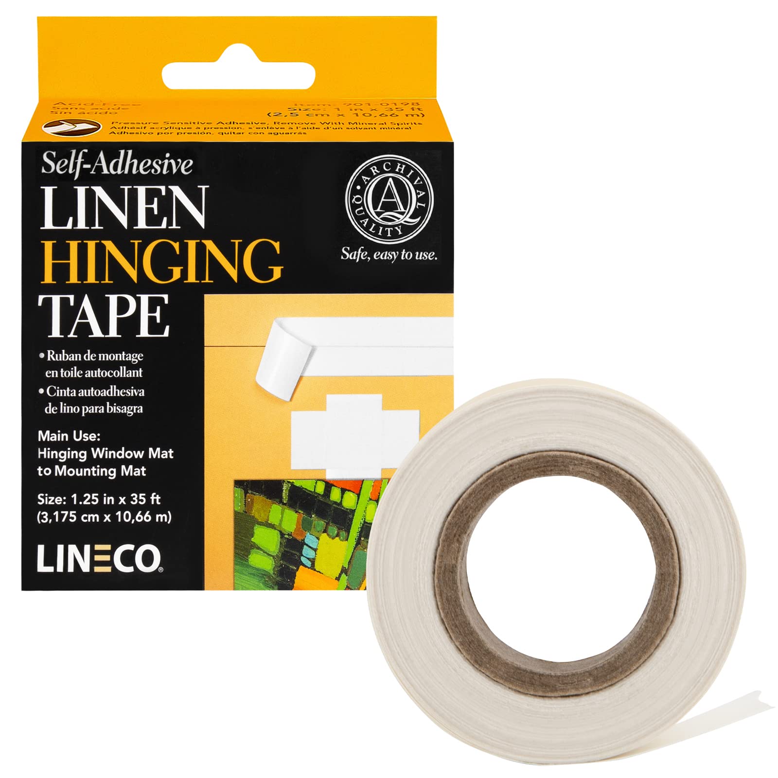 Lineco Self-Adhesive Linen Hinging Tape