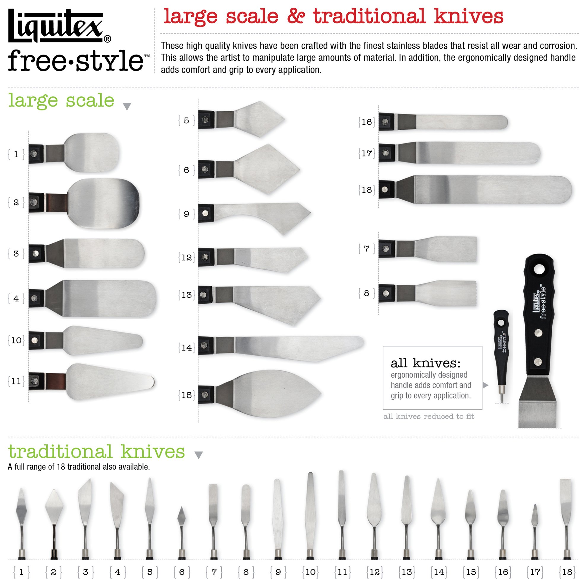 Liquitex palette knife