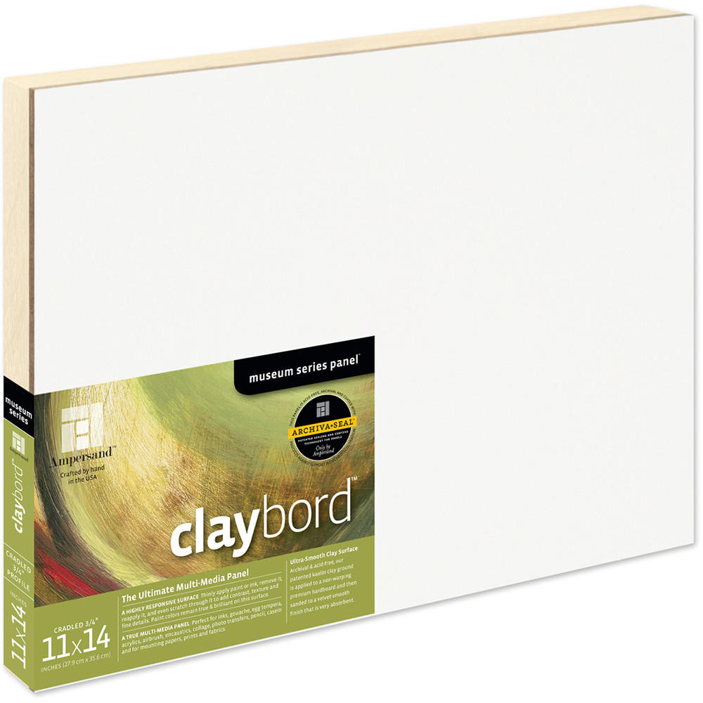 Ampersand Museum Claybord Cradled Panel 27.9×35.6cm