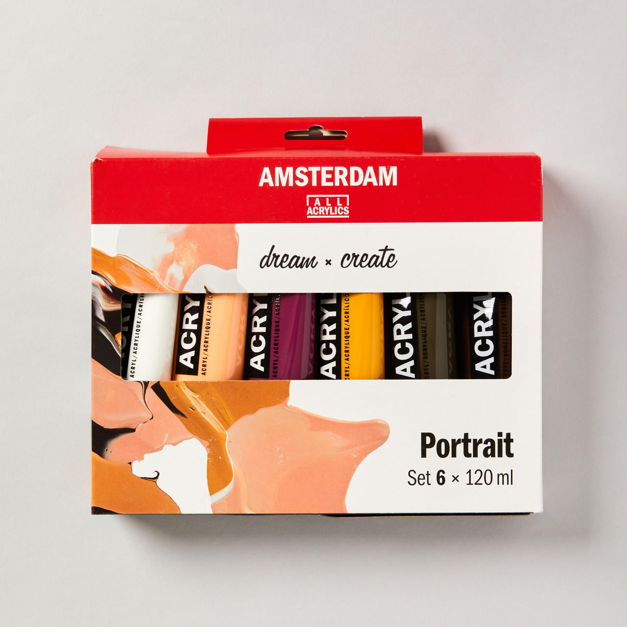 Amsterdam Acrylic Portrait Colours Set, 120ml – 6 Tubes