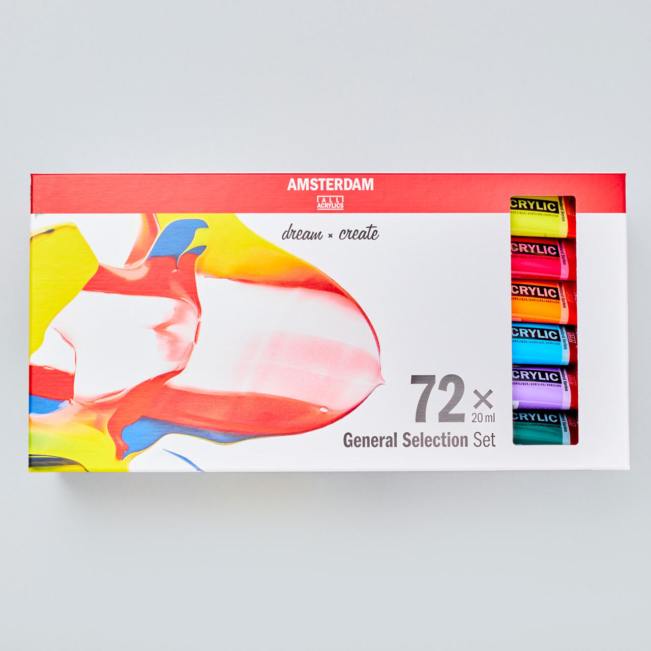Amsterdam Acrylic Colour Set 72 x 20ml – High Lightfastness