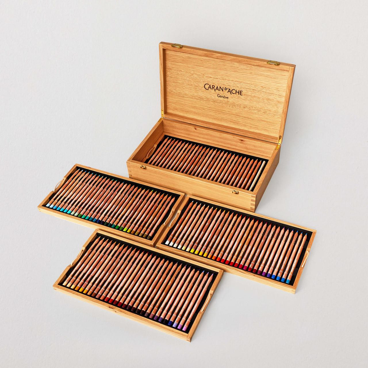 Caran D’ache Luminance 6901 Wooden Pencil Set – 100 Colors