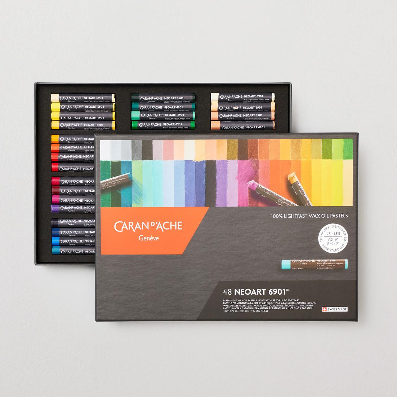 Caran D’ache Neoart 6901 Oil Pastel Set, 48 Colours