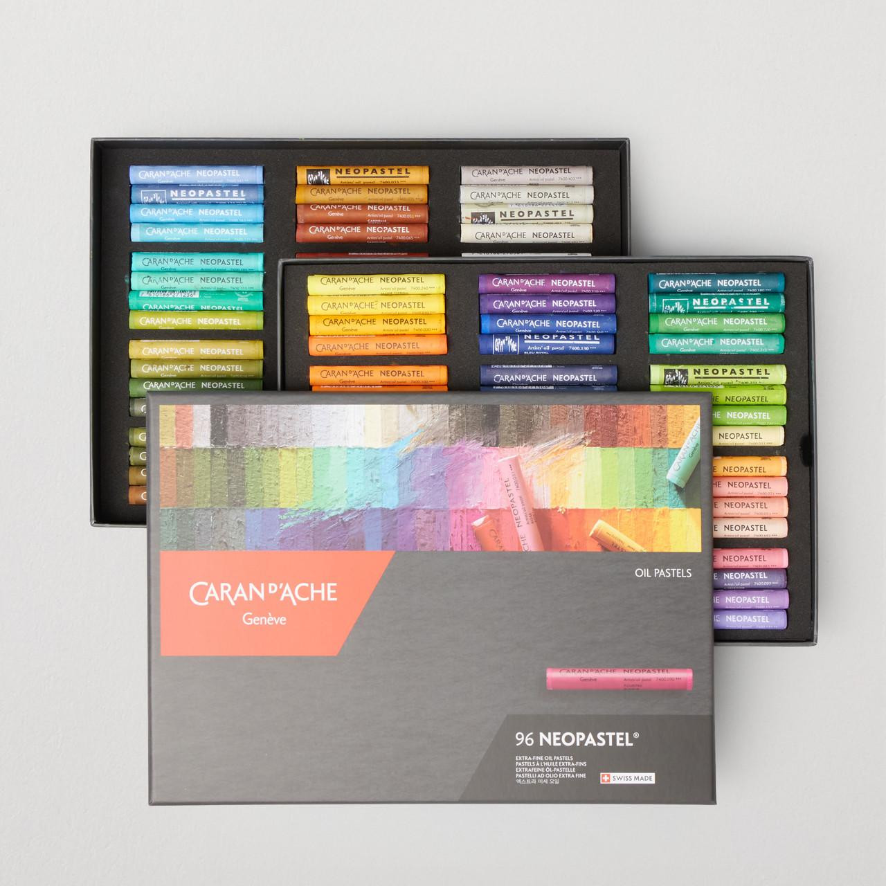 Caran D’ache Neopastel Oil Pastel Set 96 Assorted Colours