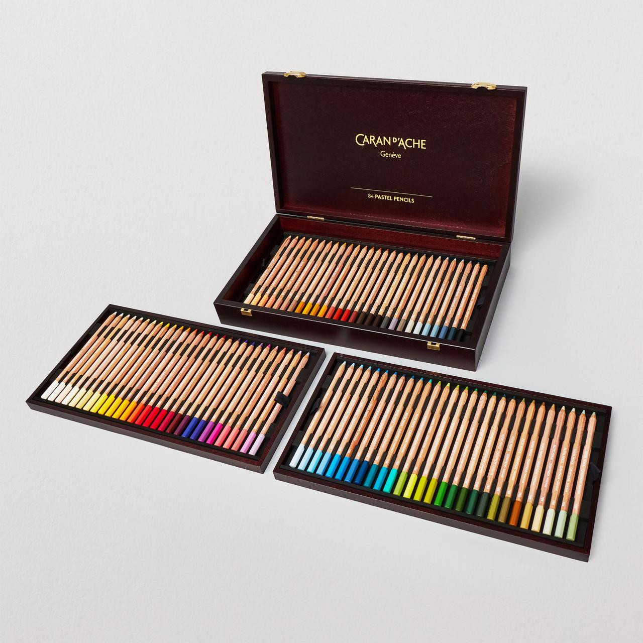 Caran D’ache Pastel Pencils Set of 84 – Professional Quality