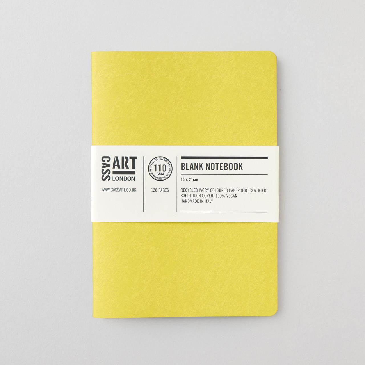 Cass Art A5 Vegan Leather Travel Notebook, 128 Pages