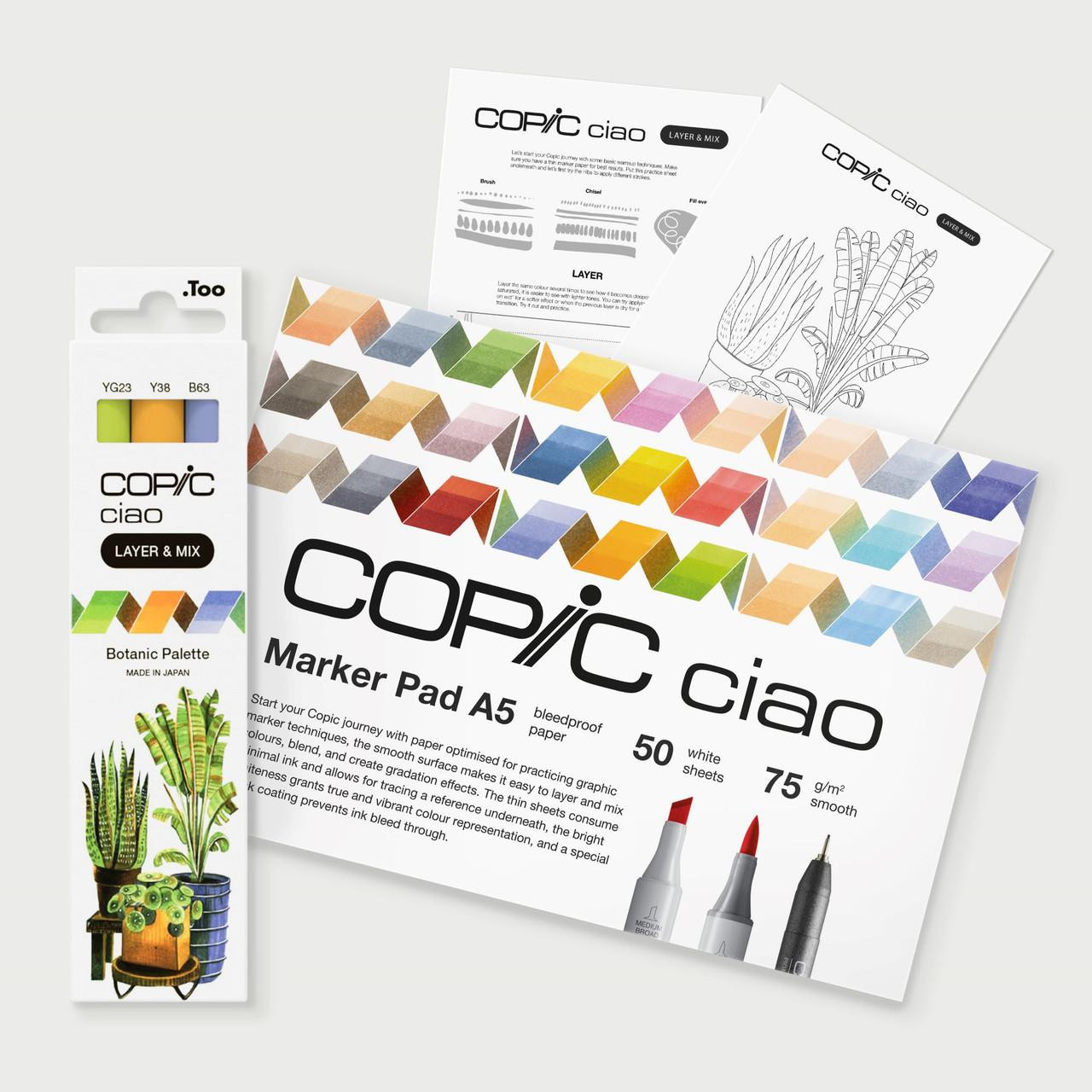 Copic Ciao Marker Botanic Palette Set