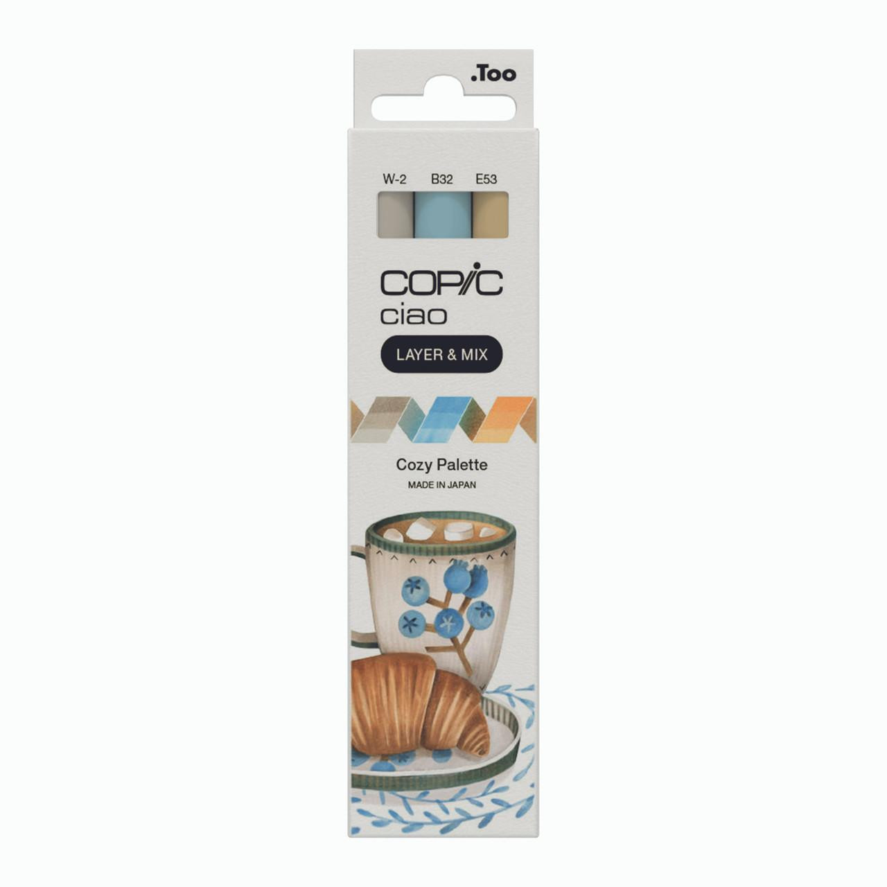 Copic Ciao Marker Set of 3 – Cozy Colours, Alcohol Based