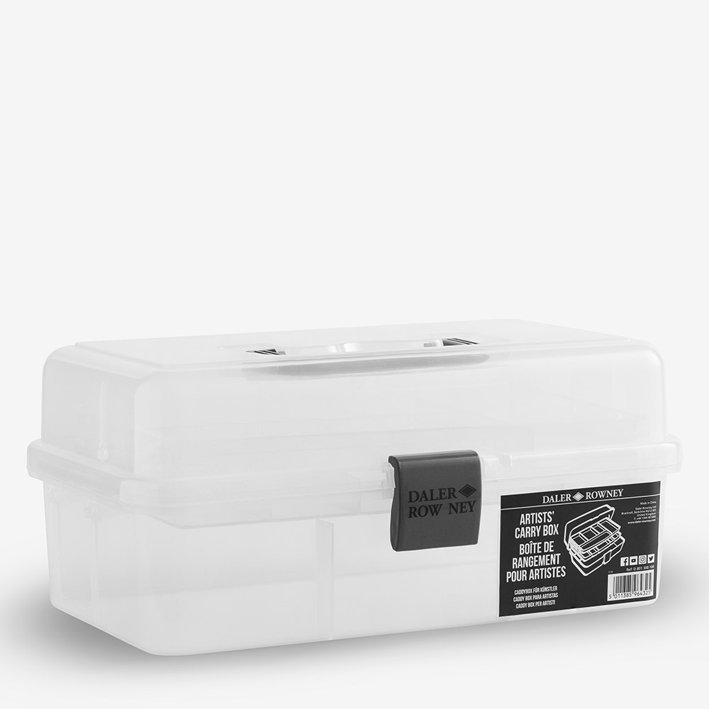 Daler-Rowney 801300100 White Carry Storage Box, 1 Count