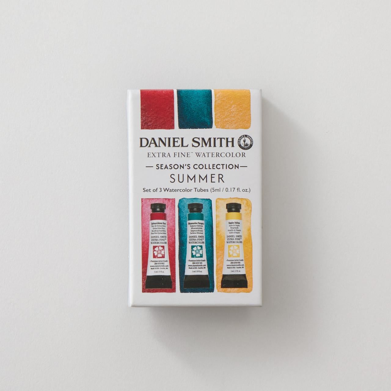 Daniel Smith Summer Watercolour Set 5ml – Quinacridone Rose, Turquoise