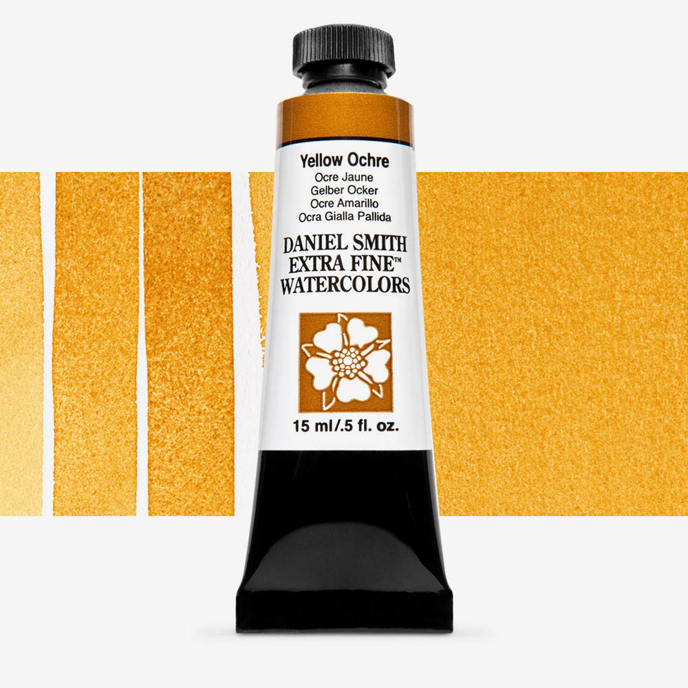 DANIEL SMITH Yellow Ochre Watercolour Paint Tube 15 ml