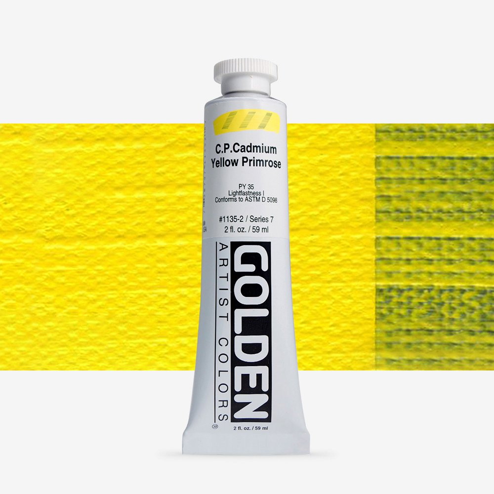 Golden Heavy Body Acrylic 59ml – C. P. Cadmium Yellow Primrose
