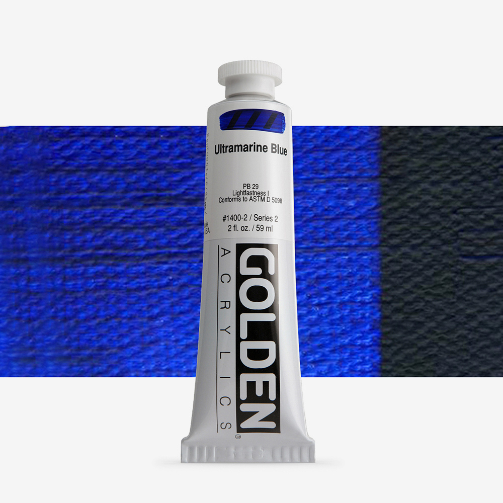 Golden Heavy Body Acrylic Paint 59ml – Ultramarine Blue, High Lightfastness