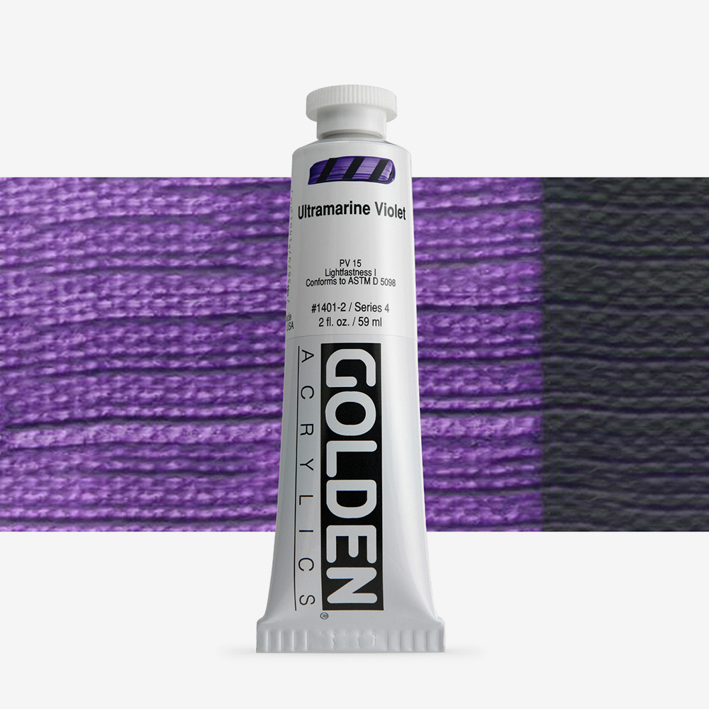 Golden Heavy Body Acrylic Paint 59ml – Ultramarine Violet, Gloss
