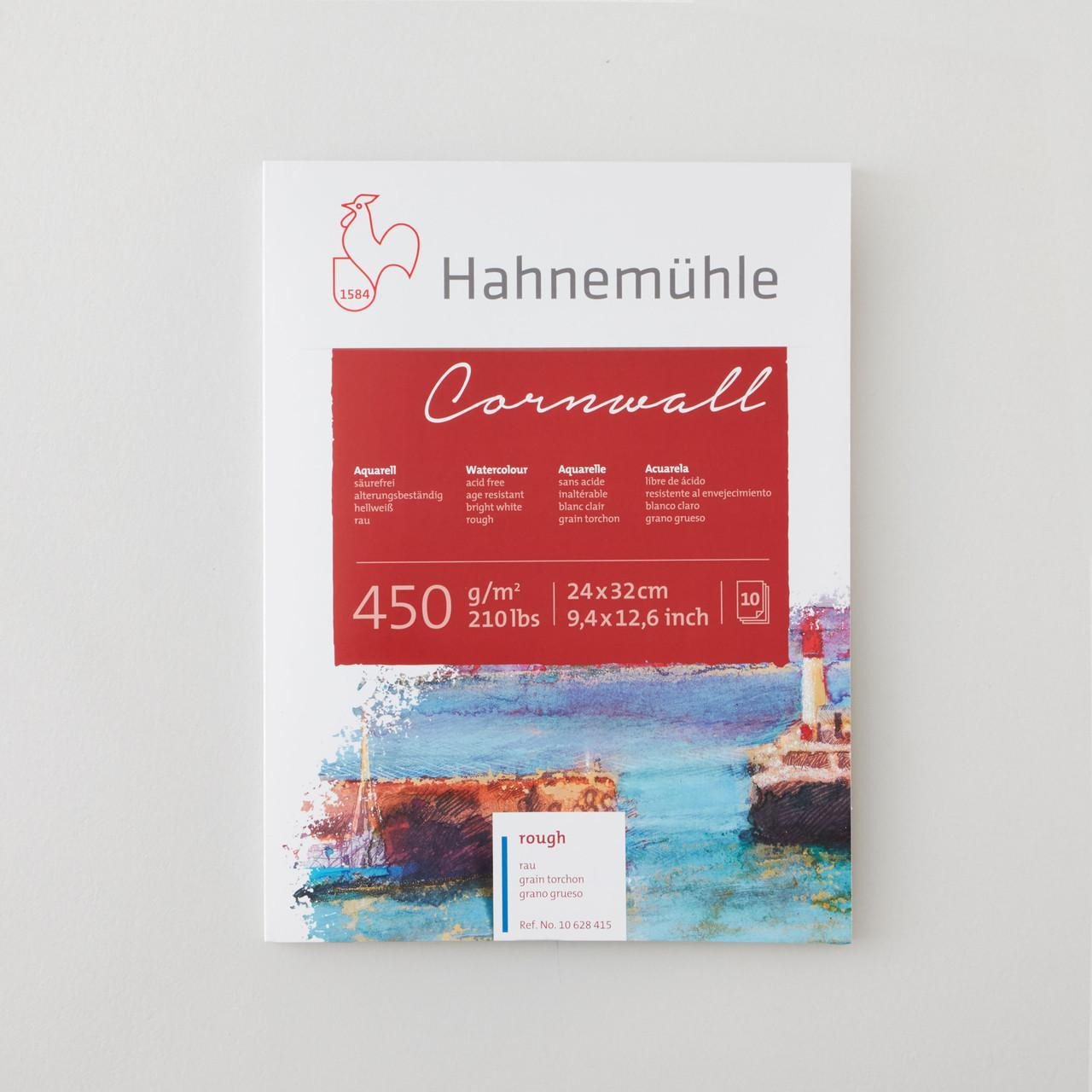 Hahnemuhle Cornwall 450gsm Watercolour Block, 12 Sheets, A4