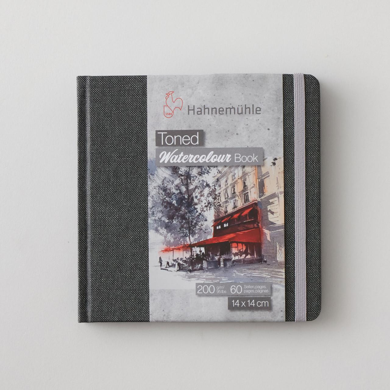 Hahnemuhle Toned Watercolour Book 14x14cm Acid-Free 60 Pages