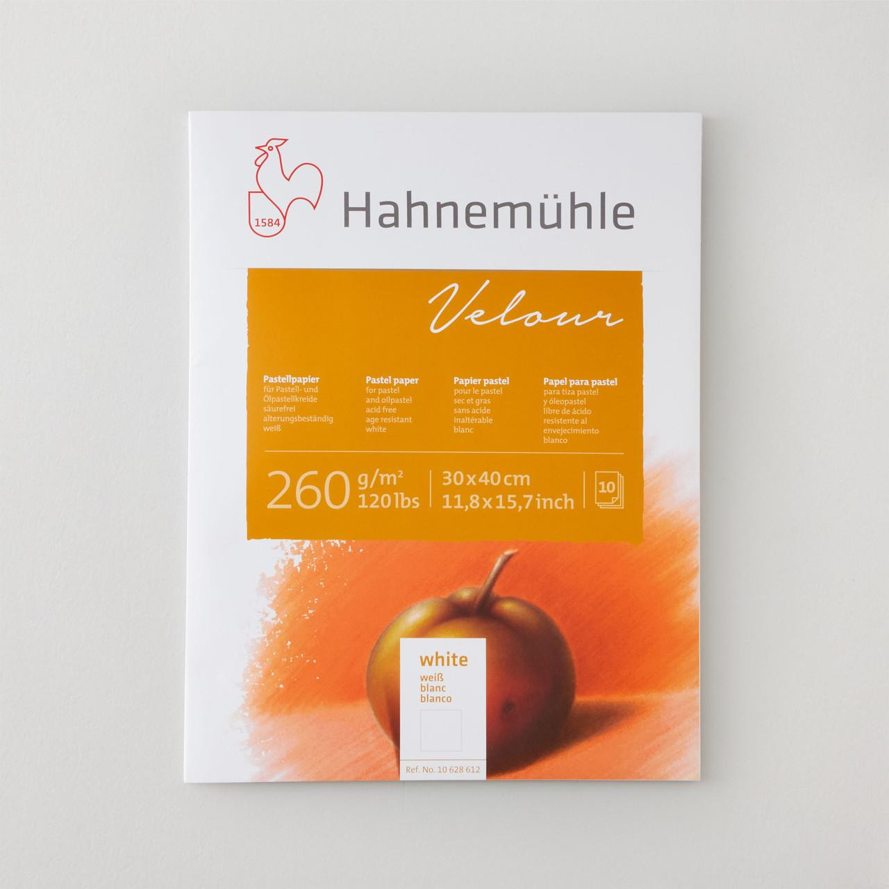 Hahnemuhle Velour Pastel Pad 30x40cm 10 Sheets 260gsm Velvet